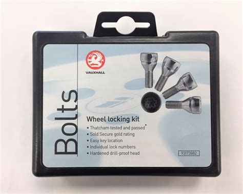 93173882 Locking Wheel Nuts Set Genuine Vauxhall Part Autovaux