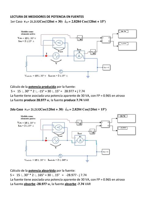 6 Guia Medidas De Potencia LECTURA DE MEDIDORES DE POTENCIA EN