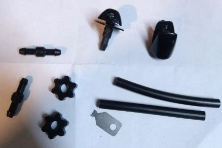 Форсунки веерные регулируемые (комплект 2шт.) TYG цвет черный - купить ...