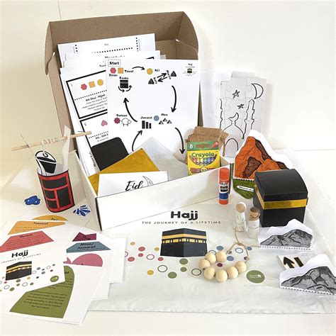 Hajj Craft Kit 12 Activities 8 Resource Cards Hajj Journey Map 6