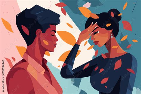 Lesbian Married Couple Fighting And Arguing Over A Disagreement Woman Breaking News To A Friend