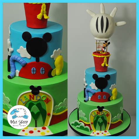 Landon S Mickey Mouse Clubhouse Hot Air Balloon Cake Hot Air Balloon Cake Balloon Cake