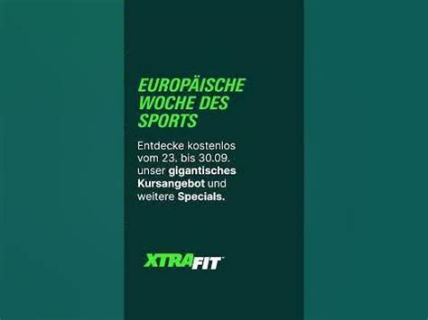 🌟 Entdeckt die Europäische Woche des Sports mit XTRAFIT 🌟 #ewos # ...