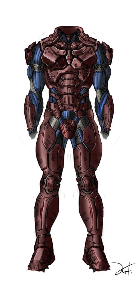 High Tech Armor Concept Art The Team That Developed The Suit Includes