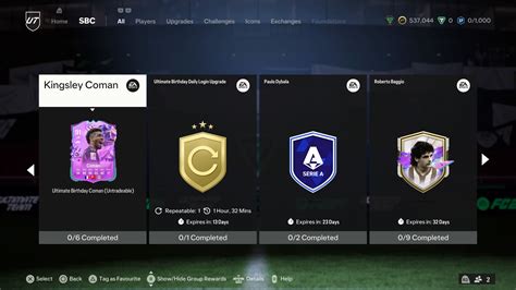 FC 24 How To Complete Ultimate Birthday Coman SBC Costs Solutions