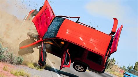 Most Dangerous Truck And Car Crashes 04 BeamNG Drive Realistic