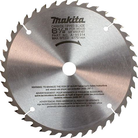 Makita In Teeth Carbide Tipped Circular Saw Blade A