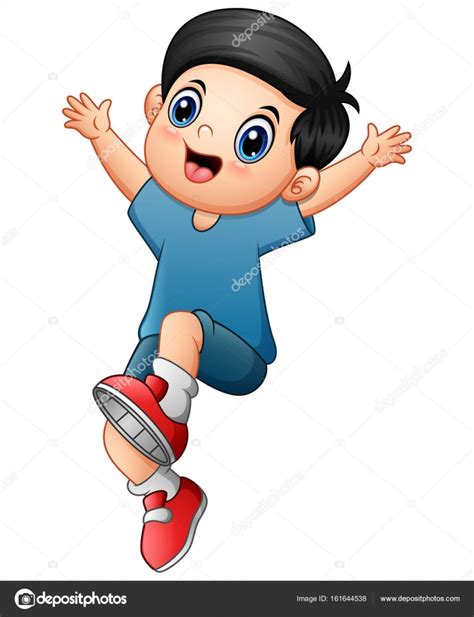 Happy boy cartoon Stock Vector Image by ©dualoro #161644538