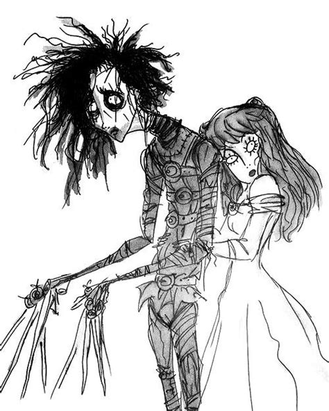 Edward Scissorhands Tim Burton Art Tim Burton Artwork Tim Burton