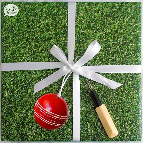 Cricket Pitch Wrapping Paper Wit And Wisdom