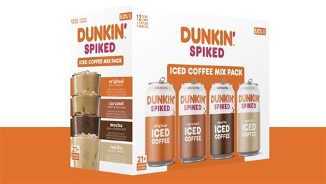 Dunkin Donuts New Dunkin Spiked Hard Iced Coffees And Teas Will