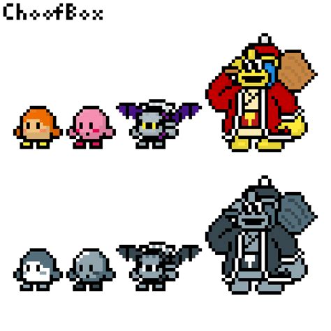 Pixilart - Kirby Characters by ChoofBox