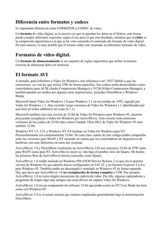 Formatos De Video Digitales PDF