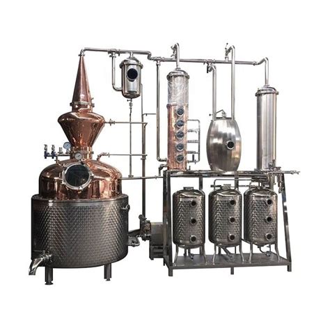 L Alcohol Reflux Distillation Equipment For Vodka Gin Rum Whisky In