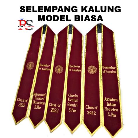 Jual Express Selempang Slempang Kalung Wisuda Logo Selempang Leher