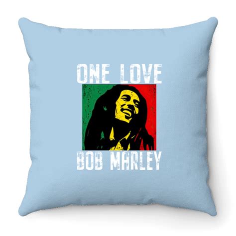 Bob Marley One Love Throw Pillow