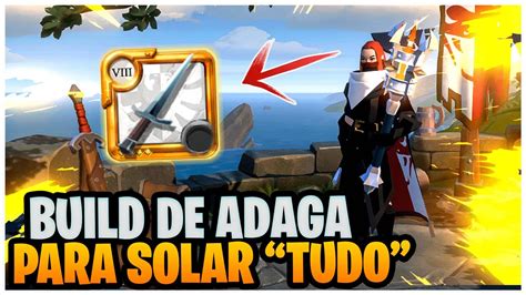 MELHOR BUILD PARA PVE SOLO ADAGA Albion Online YouTube