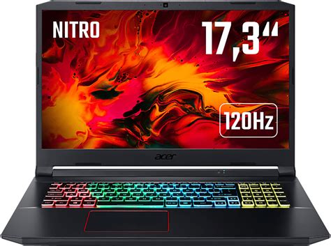 ACER Nitro 5 (AN517-52-71VP) 120 Hz Display & RGB Tastaturbeleuchtung ...