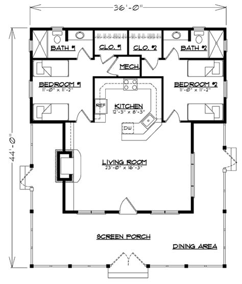 The Bunkhouse - Ken Pieper and Associates LLC | Southern Living House Plans