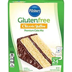 Amazon Pillsbury Gluten Free Classic Yellow Premium Cake Mix 17