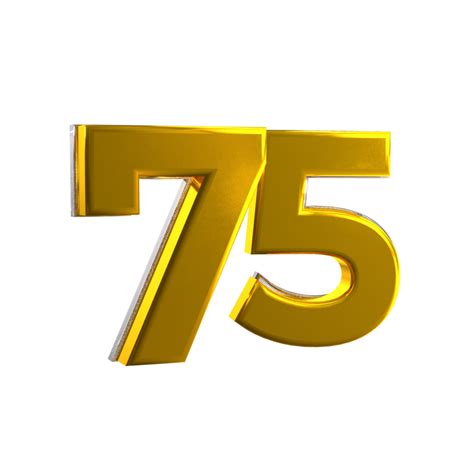 75th PNGs for Free Download