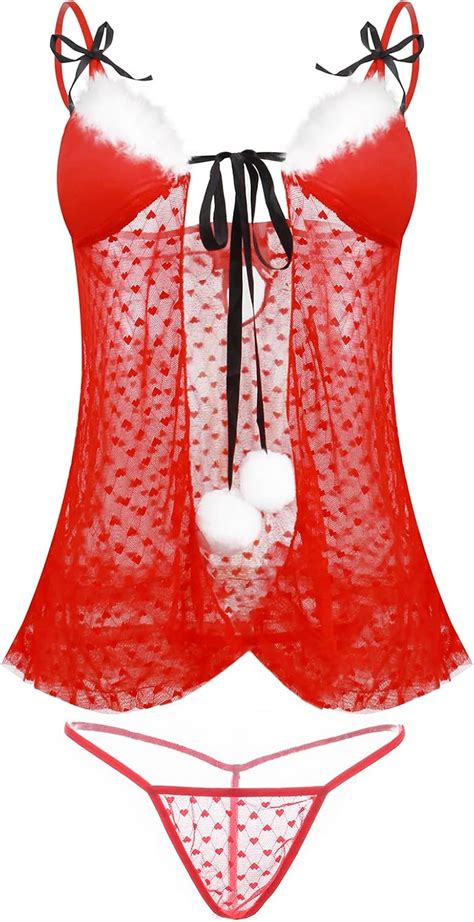Hotso Femmes Costume No L M Re D Guisement Femme Christmas Costume Adulte Lingerie Le Point Sexy