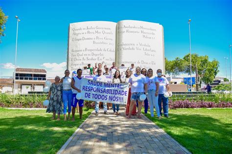 CAPS promove caminhada pelas ruas de Coruripe em alusão ao Janeiro