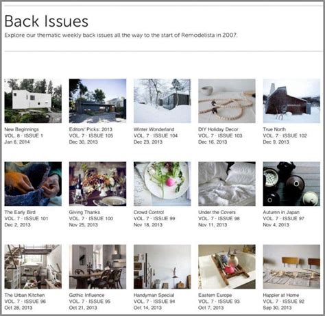 New Year Upgrades: New Features for Remodelista Readers - Remodelista