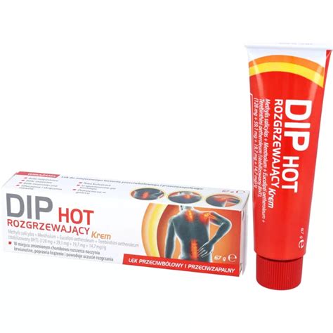 Dip Hot 128 mg 59 1 mg 19 7 mg 14 7 mg g krem 67 g opinie skład i cena Apteka