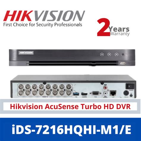 Jual Dvr Hikvision Ch Ids Hqhi M E Turbo Hd Acusense Dvr