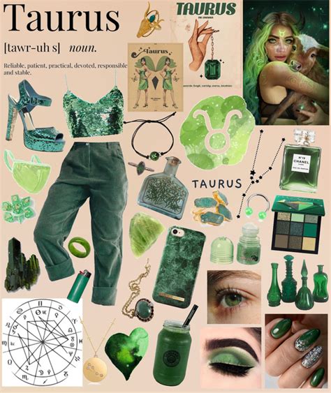 Taurus ♉️ Outfit 💚🌙🌑 Outfit Shoplook Taurus Zodiac Facts Taurus