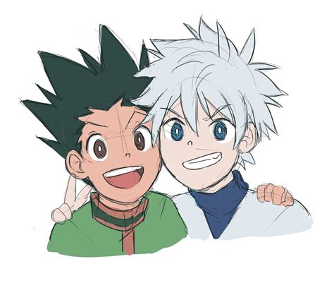 Gon And Killua Hunter X Hunter Hunter Anime Manga Illustration