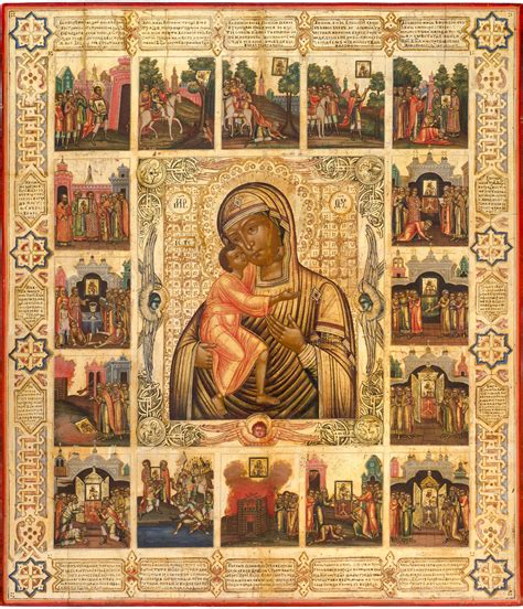 The Feodorovskaya Icon Of The Mother Of God With The Legend Of The