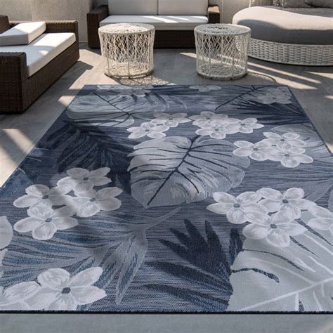 Bungalow Rose Floral Flatweave Floral Indoor/Outdoor Rug & Reviews ...