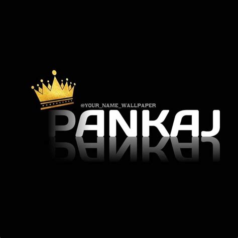 Pankaj Name Wallpaper with Crown for Wall Decor | Pradeep name ...