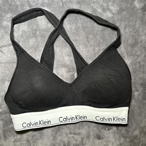 Calvin Klein Sports Bra Super Cute And Comfy Depop