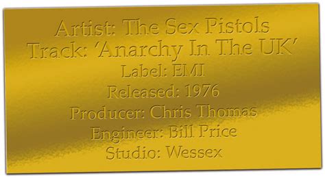 Classic Tracks The Sex Pistols Anarchy In The Uk