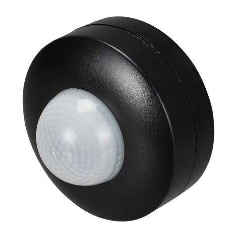 Ovia 360 Surface Mounted PIR Sensor IP44 Black OVPIR006BK CEF