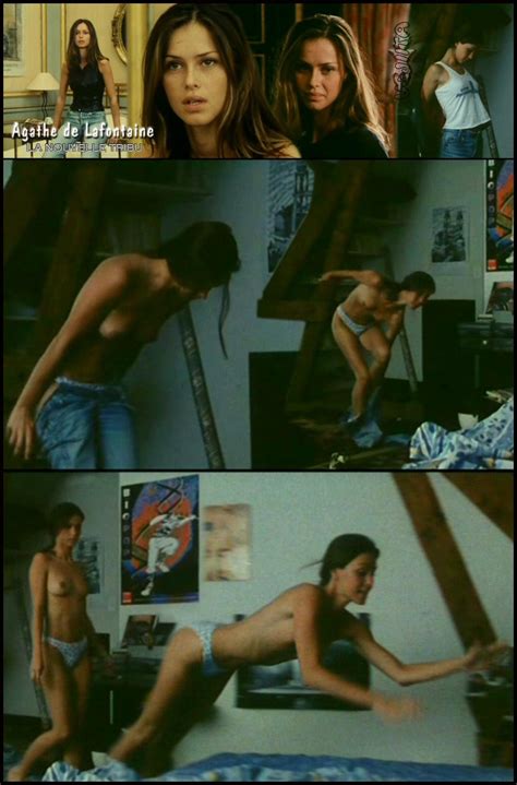 Naked Agathe De La Fontaine In La Nouvelle Tribu