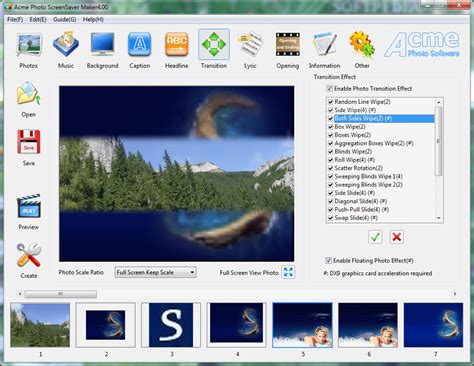 Acme Photo Screensaver Maker 52 Download Review Screenshots