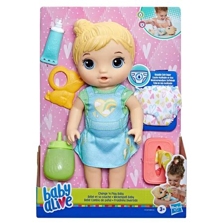 Baby Alive Change N Play Baby Doll Blonde Hair ToyStationTT