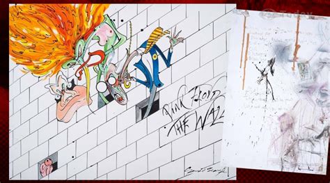 Art Work By Artist Gerald Scarfe For Pink Floyd Goes Up For Auction Art