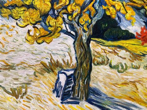 Vincent Van Gogh the Mulberry Tree High Quality Hand Painted - Etsy