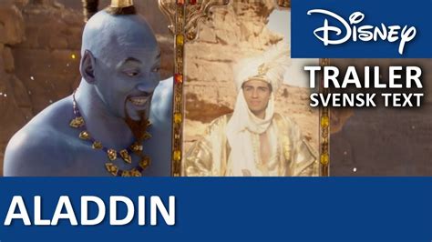 Aladdin Trailer Med Svensk Text Maj Disney Sverige Youtube