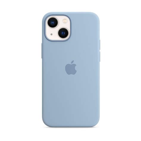 Apple IPhone 13 Mini Silicone Case With MagSafe Blue Fog ABCOM