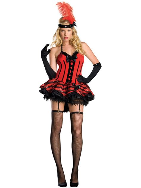 Womens Deluxe Sexy Cabaret Performer Adult Costume