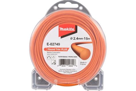 Леска триммерная круглая 2.4 мм, 15 м Makita E-02749 - выгодная цена ...