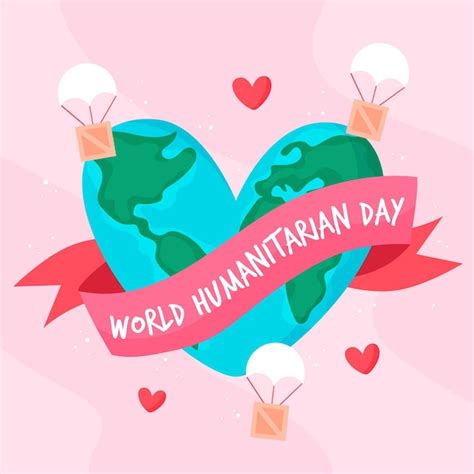 Free Vector Hand Drawn World Humanitarian Day