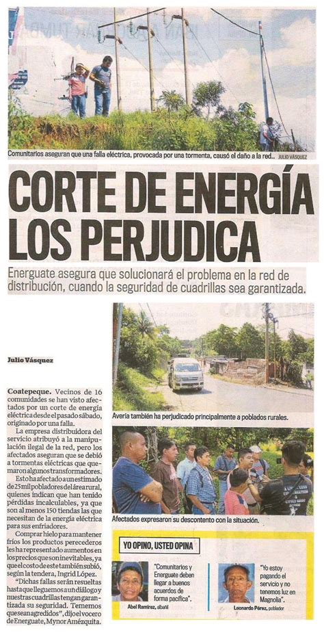 Corte De Energ A El Ctrica Los Perjudica Ang