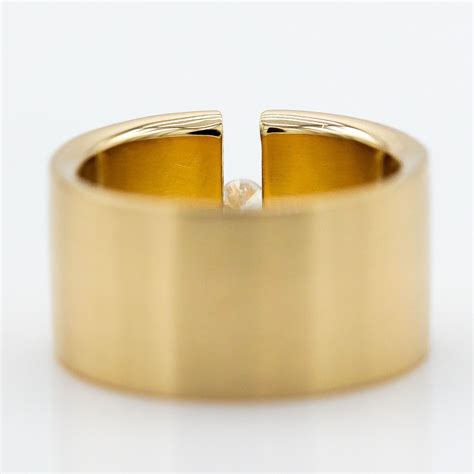 ring  gelbgold diamant ct hsi gr